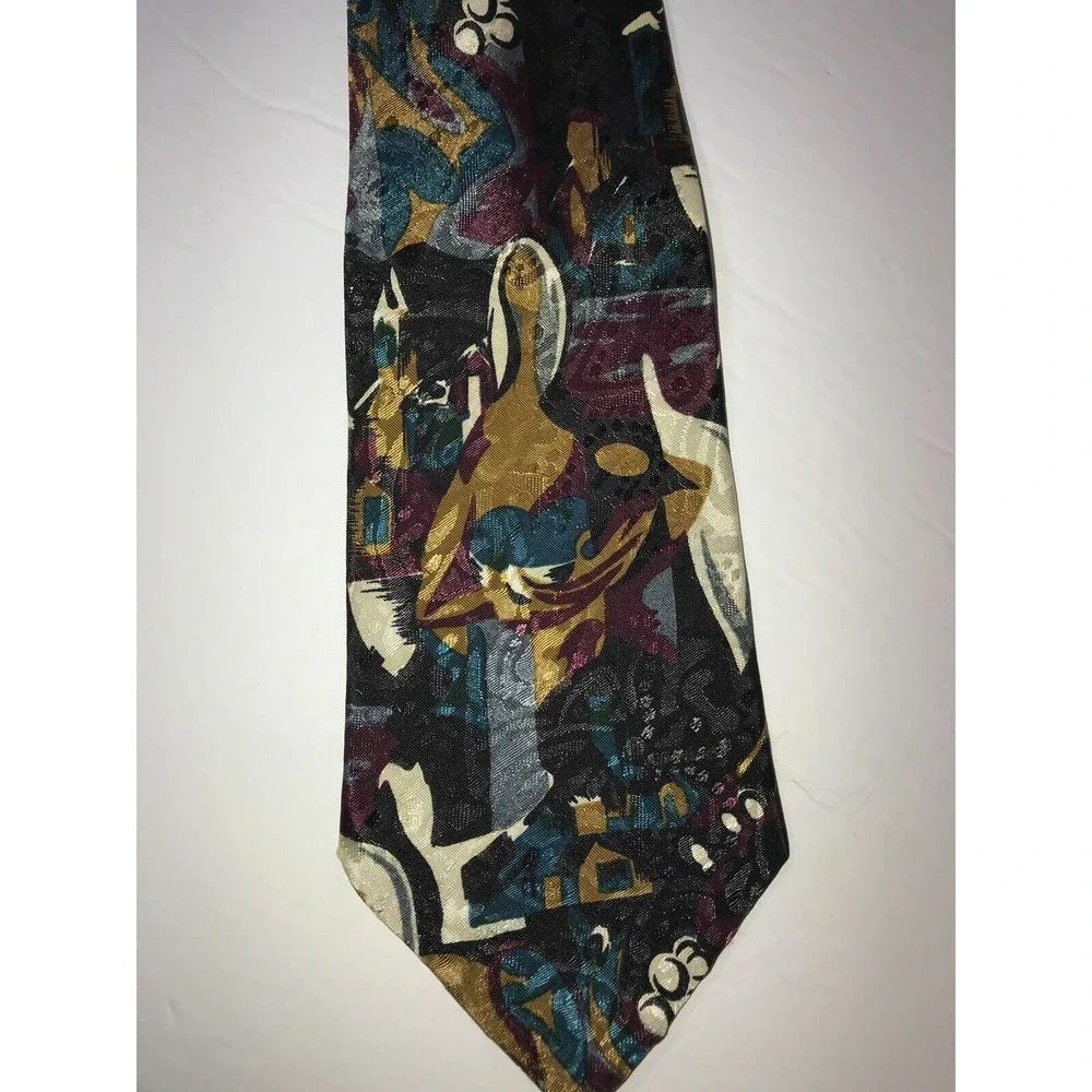 Mens Lot of 5 Neckties Silk‎ All different Colors Tie